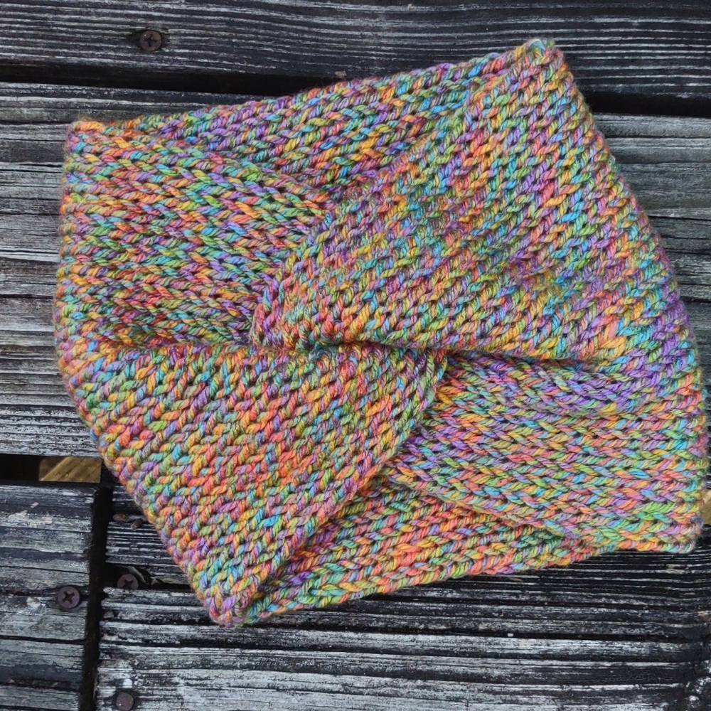 New knit headband/ear warmer multi color